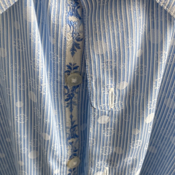 Robert Graham Blue Dress Shirt - Picture 4 of 7